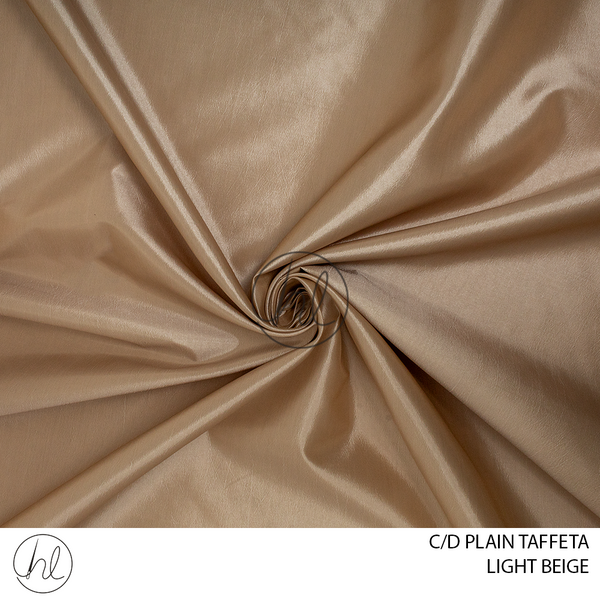 C/D Plain Taffeta (CP)(280cm) (Light Beige)