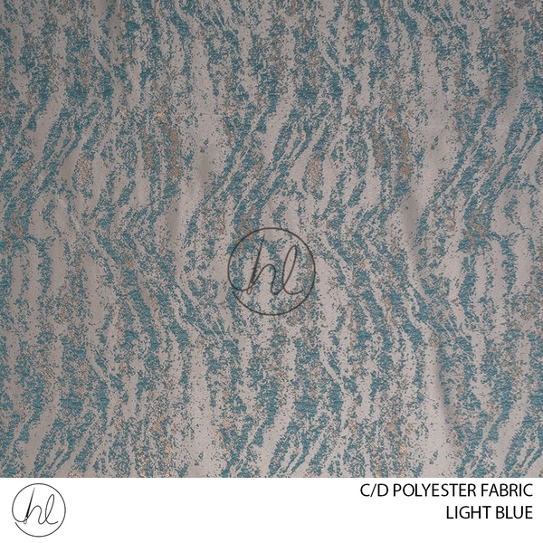 C/D Polyester Fabric (JY 21 CP)(280cm)(Light Blue)