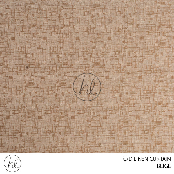 C/D Linen Curtain (801 CP)	(280cm)	Beige