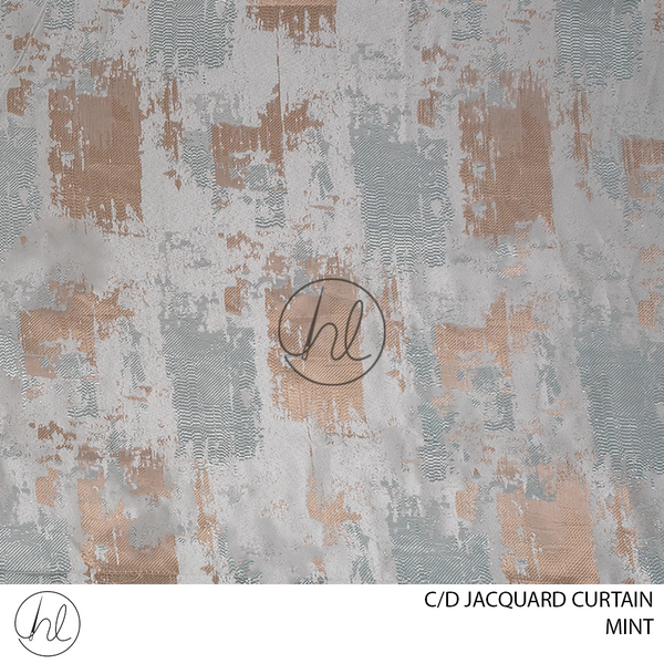 C/D Jacquard Curtain (D 01 CP) (280cm) (Mint)