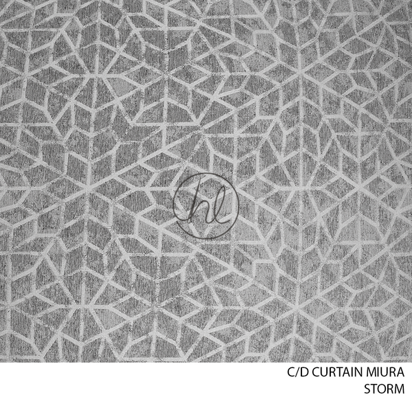 C/D Curtain Miura (043C CP) (280cm)(Storm)