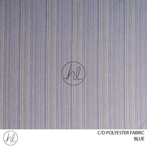 C/D Polyester Fabric (406-0505 CP)	(300cm)	(Blue)