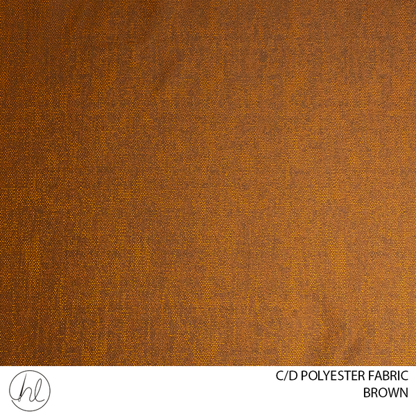 C/D Polyester Fabric (4303 CP) (300cm)	(Brown)