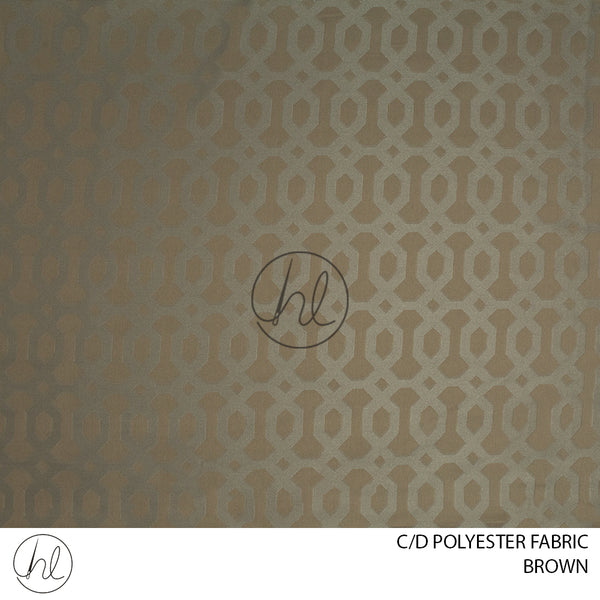 C/D Polyester Fabric(4303)(280cm)	(Brown)