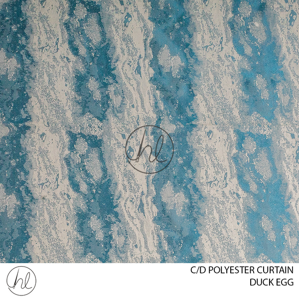 C/D Polyester Curtain (JY 37 CP) (280cm) (Duck Egg)