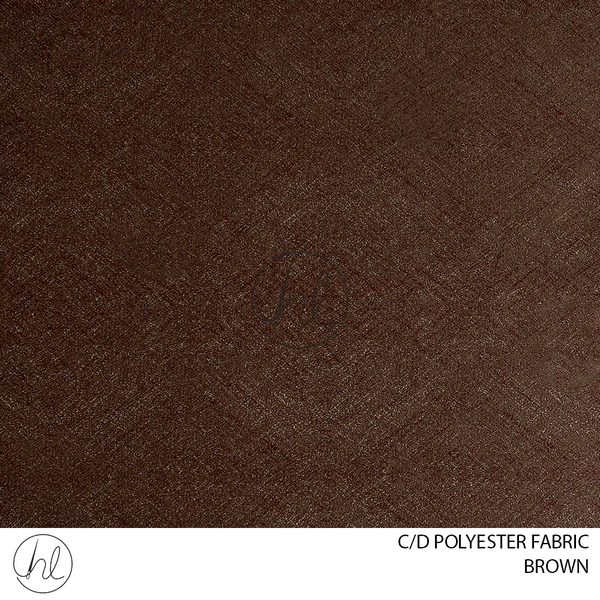 C/D Polyester Fabric (GRA053D CP)	(280cm)	(Brown)