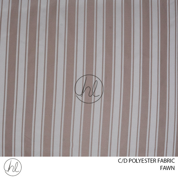 C/D Polyester Fabric(3608CP)(300cm)(Fawn)