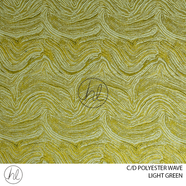 C/D Polyester Wave (JY 31 CP) (280cm) (Light Green)