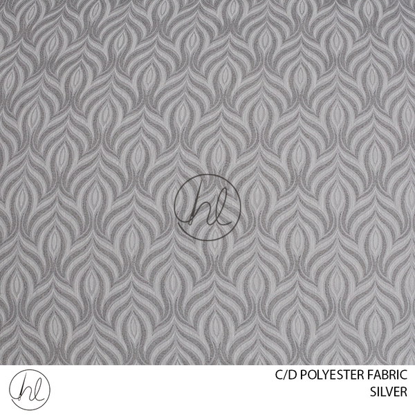 C/D Polyester Fabric (F4229 CP)(280cm) (Silver)