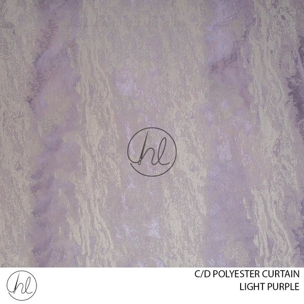 C/D Polyester Curtain	(JY 37 CP)(280cm) (Light Purple)