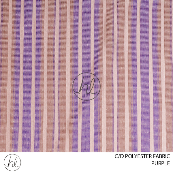 C/D Polyester Fabric (100-0505 CP)	(300cm)	(Purple)