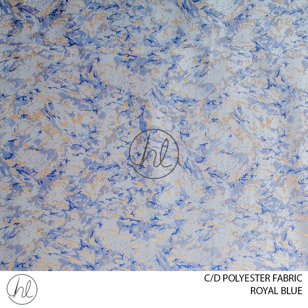 C/D Polyester Fabric (CP) (280cm) (Royal Blue)