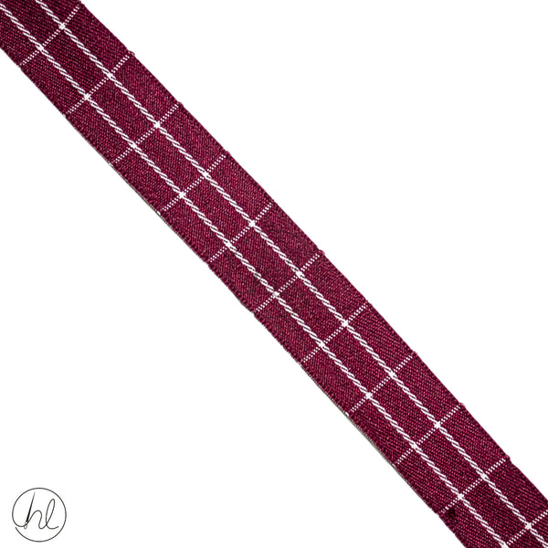 Ribbon Block 25mm 5550 Maroon Free