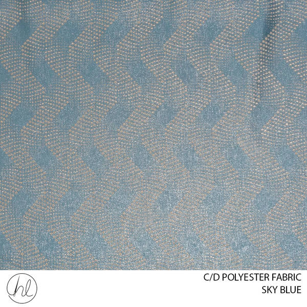 C/D Polyester Fabric (182 CP) (280cm) (Sky Blue)