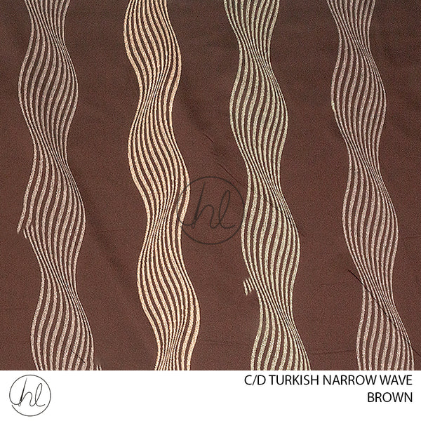 C/D Wave Narrow Turkish (472-0105) (280cm) (Brown)