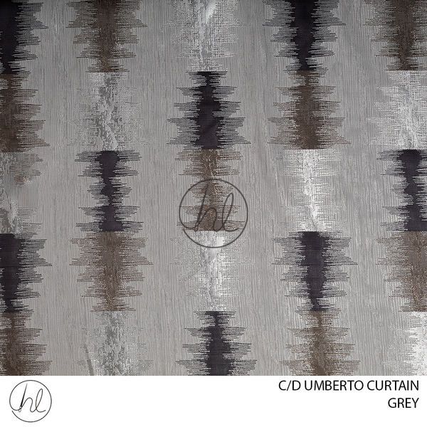 C/D Umberto Curtain (GRA070A CP)	(280cm)	(Grey)