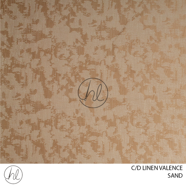 C/D Linen Valence (JF520D2 CP) (280cm) (Sand)