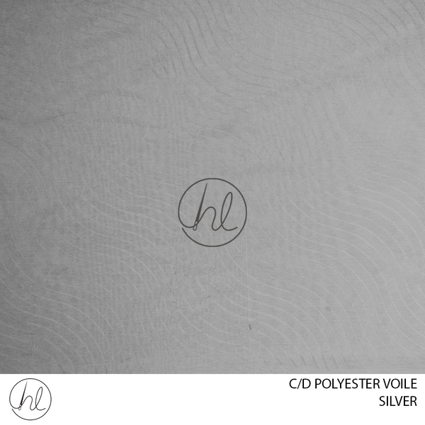 C/D Voile Polyester (8 CP) (280cm)(Silver)