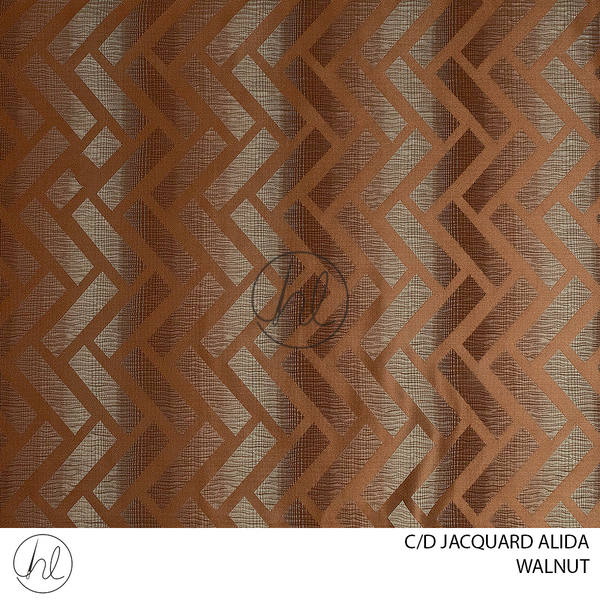 C/D Jacquard Alida (2343 CP) (280cm) (Walnut)