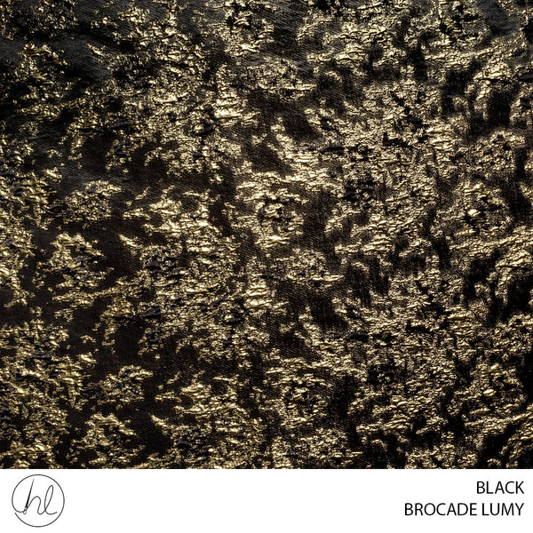 Brocade Lumy (53) Black (150cm) Per M