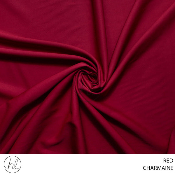PLAIN CHARMAINE (55) RED (150CM) PER M