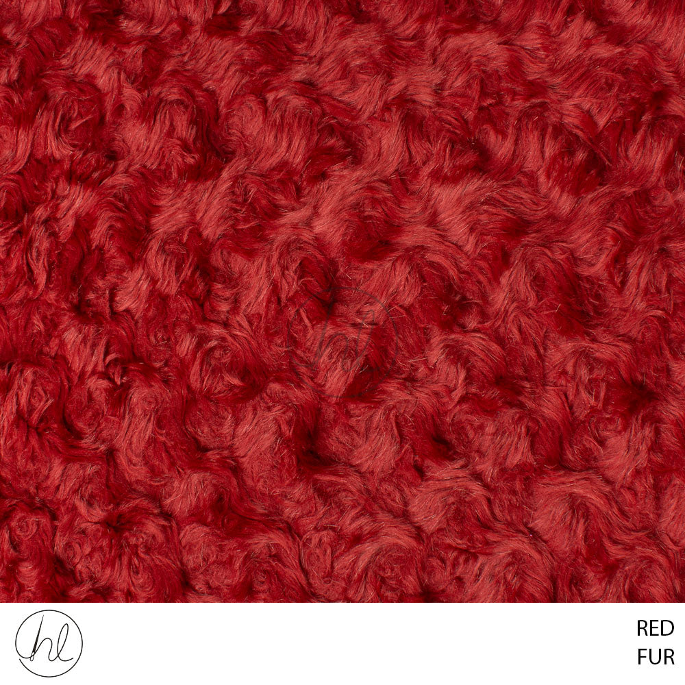 FUR 51 RED 150CM PER M – Habby And Lace
