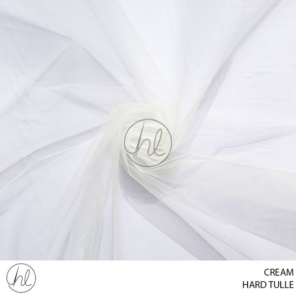 Hard Tulle (781) Cream (150cm) Per M