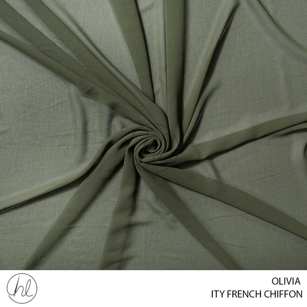 ITY FRENCH CHIFFON (51) OLIVIA (150CM) PER M