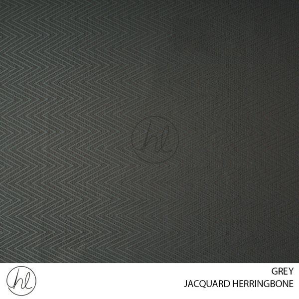 JACQUARD HERRINGBONE 2213 (GREY) (280CM WIDE) (PER M)