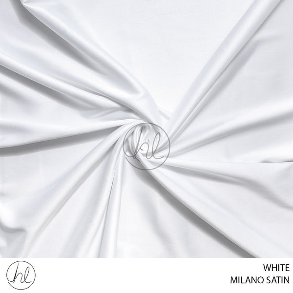 MILANO SATIN (781) WHITE (150CM) PER M