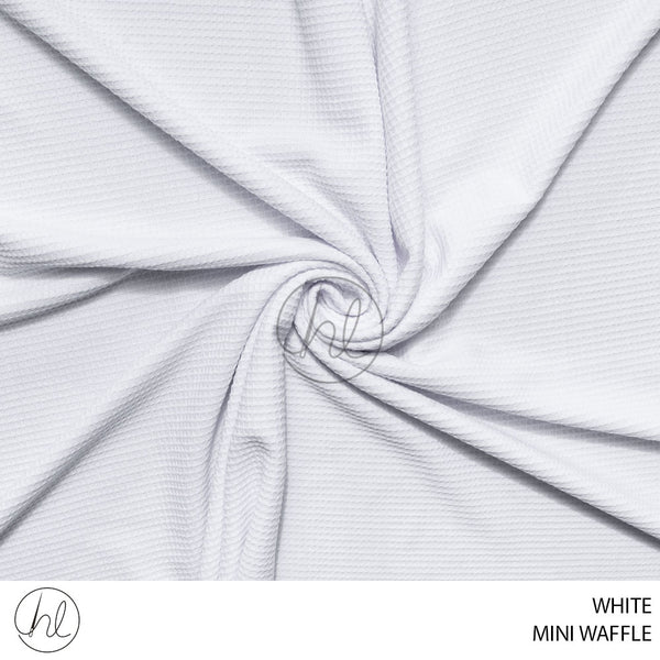 MINI WAFFLE (51) WHITE (150CM) PER M