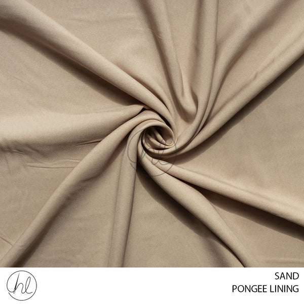 PONGEE LINING SUPREME (781) SAND (150CM) PER M