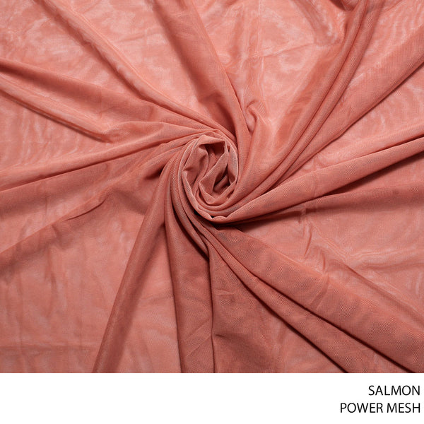 MESH POWER FABRIC 150CM SALMON