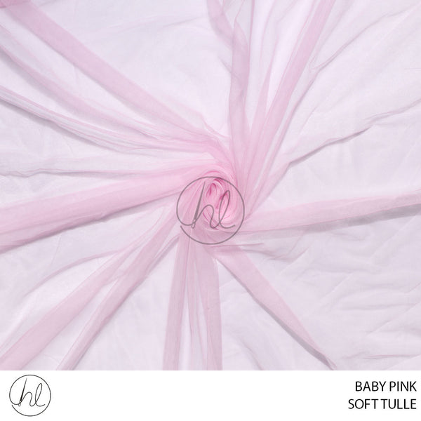 SOFT TULLE (781) BABY PINK (150CM) PER M