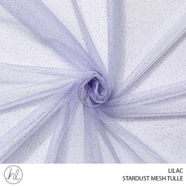 Stardust Mesh Tulle (275) Lilac  (150cm) Per M