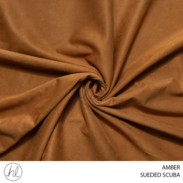 Sueded Scuba (56) Amber (150cm) Per M