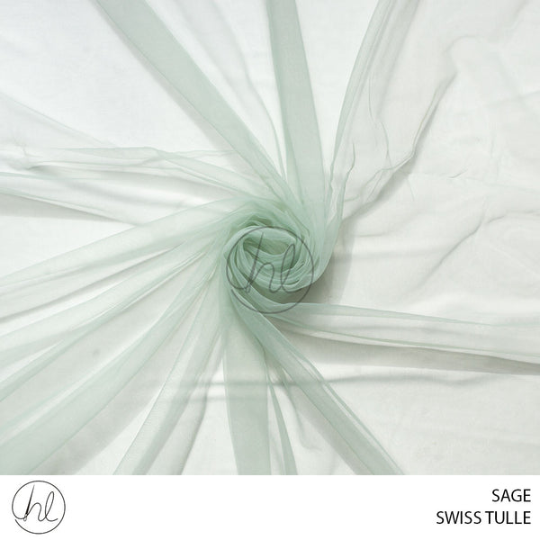 Swiss Tulle (53) Sage (3M)  Per M