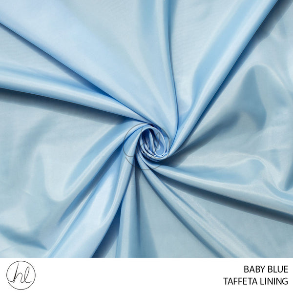 TAFFETA LINING (51) BABY BLUE (150CM) PER M