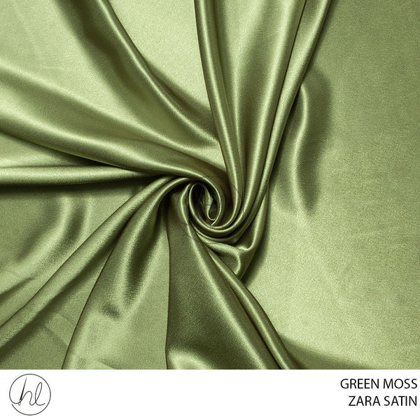 Zara Satin (51) Green Moss (150cm) Per M