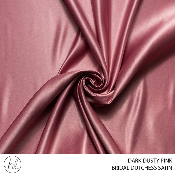 Bridal Dutchess Satin (55) Dark Dusty Pink (150cm) Per M