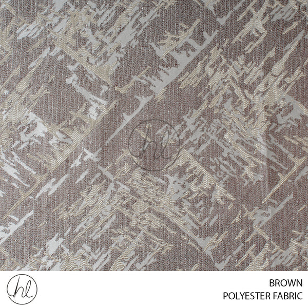 POLYESTER FABRIC 678 (BROWN) (280CM WIDE) PER M