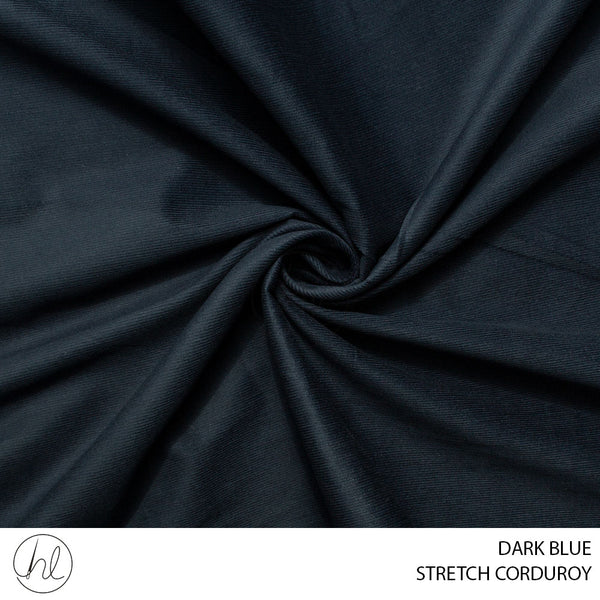 STRETCH CORDUROY (51) DARK BLUE (150CM) PER M