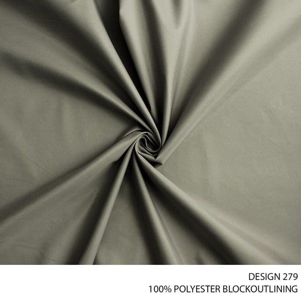 100% POLYESTER BLOCKOUT LINING MED GREY ROLL ROLL 001