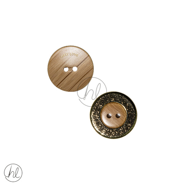 Buttons Plain H13-J114 Tan Free