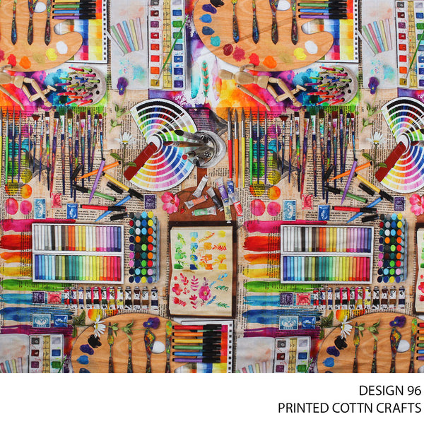 COTTON CRAFT DIGITAL FABRIC APRICOT ROLL ROLL 002