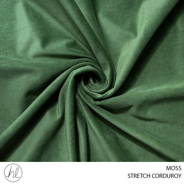 STRETCH CORDUROY (51) MOSS (150CM) PER M