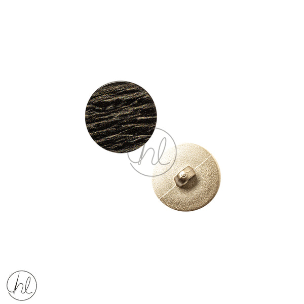 Buttons Fancy  (25mm)  (Blk/Gold)