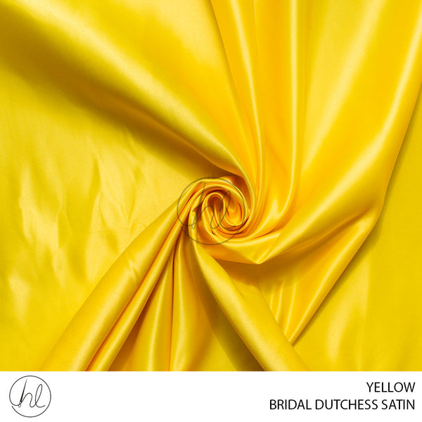 Bridal Dutchess Satin (781) Yellow (150cm) Per M