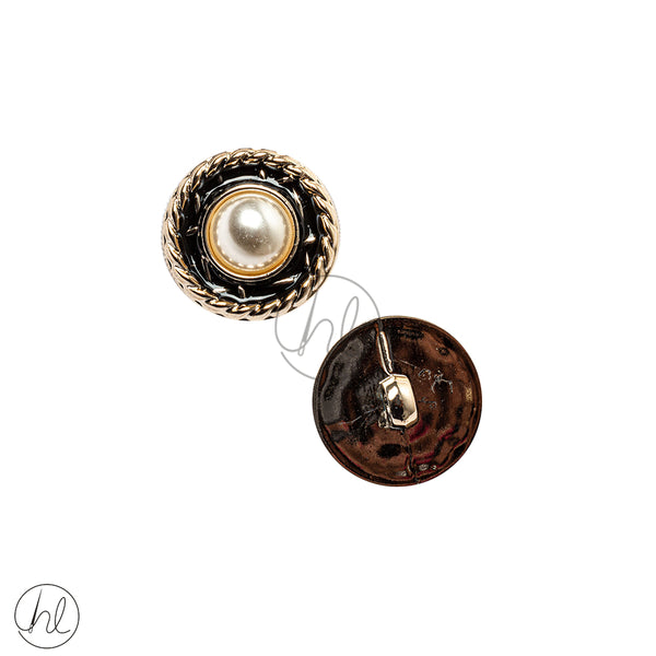 Buttons Fancy  (25mm)  (Blk/Cream)