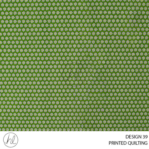 PRINTED QUILTING (51) MULTI (110CM) PER M